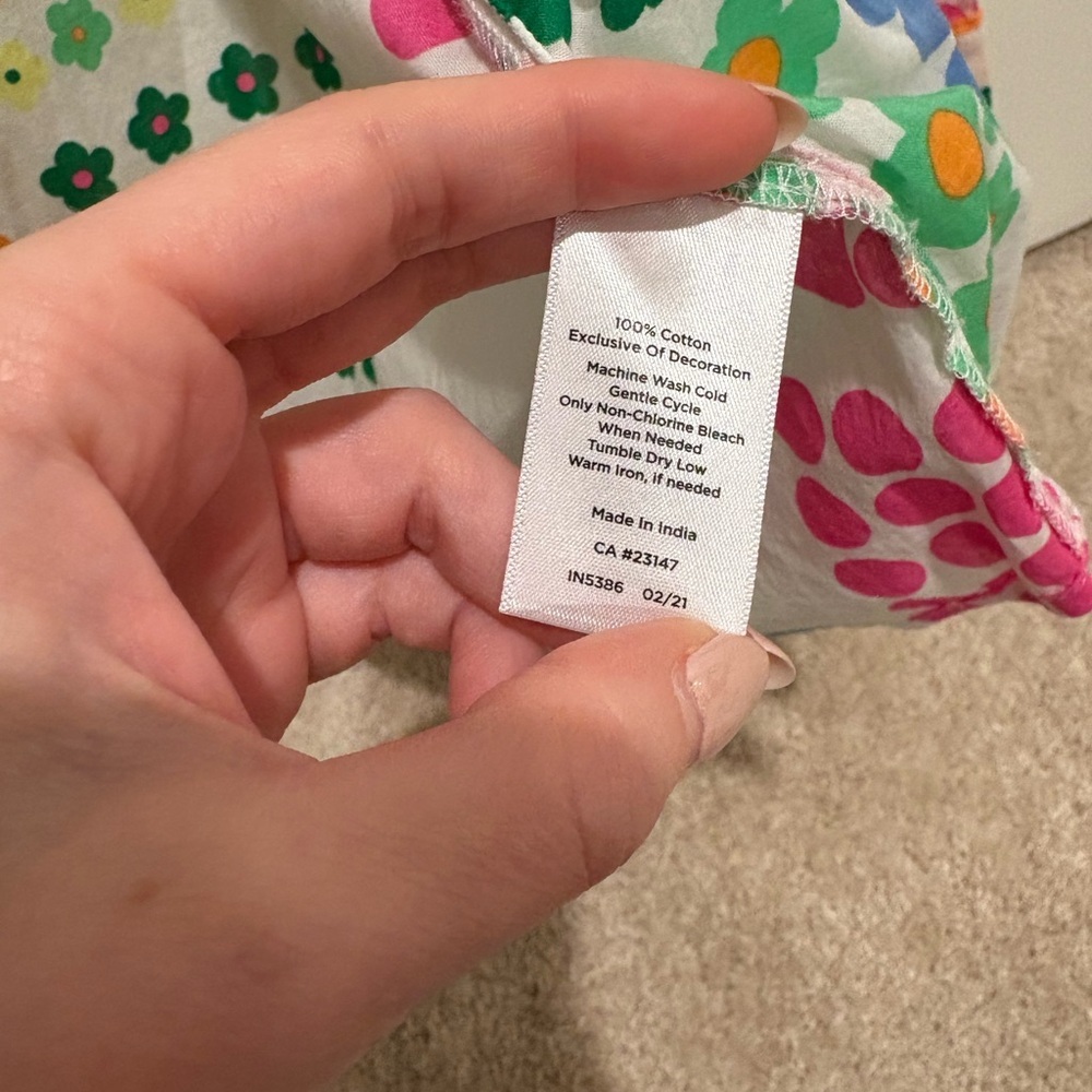 Talbots Floral Patchwork Button-Down Shirt – Brig… - image 5